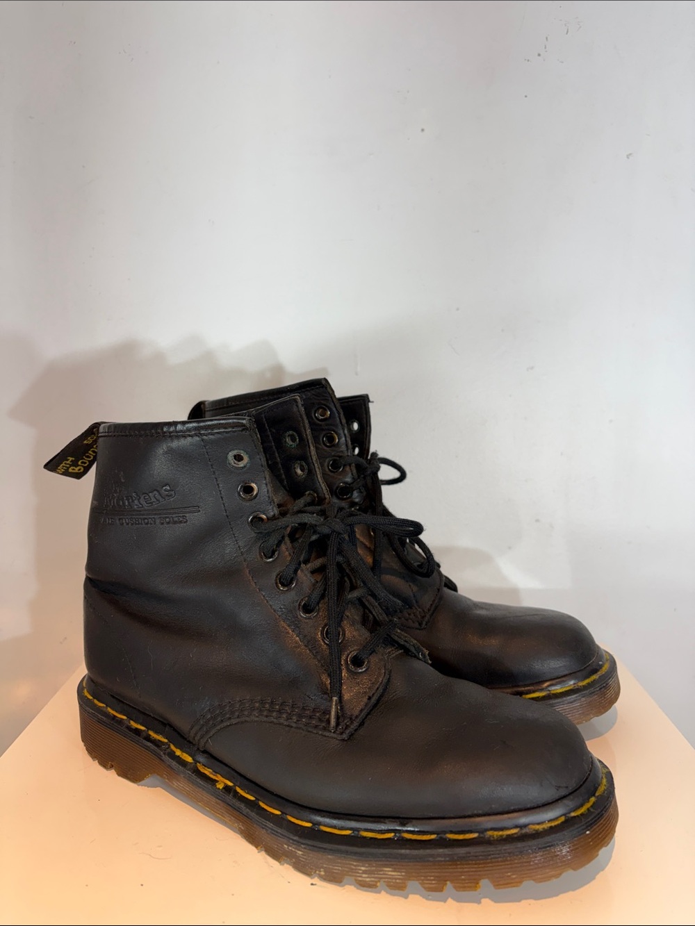 Dr. Martens 1460 Made in England Black Leather 8-Eye Boots Men’s 7 Women’s 9